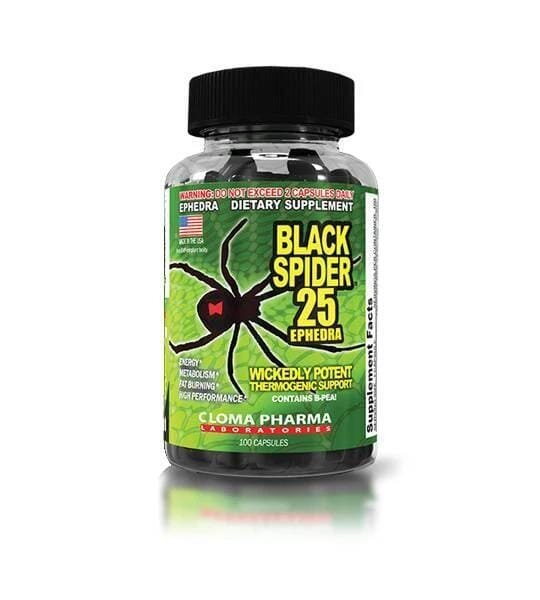 Жироспалювач Cloma Pharma Black Spider 25, 100 капсул