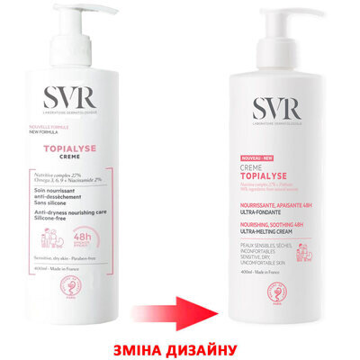 Крем для обличчя і тіла SVR Topialyse для сухої і схильної до атопії шкіри, 400 мл