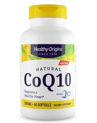 Коензим Q10 Healthy Origins Kaneka Q10 (CoQ10) 300 мг, 60 капсул
