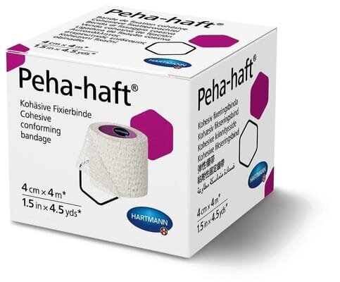 Бинт когезивний Peha-haft фіксуючий 4 см х 4 м