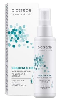 Лосьйон тонізуючий Biotrade Sebomax HR проти випадіння волосся, 75 мл
