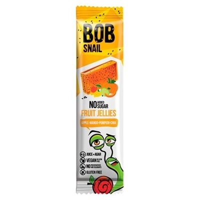 Мармелад Bob Snail Jelly яблуко-манго-гарбуз-чіа, 38 г