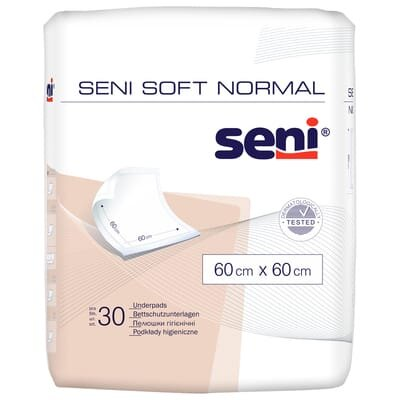 Пелюшки Seni Soft Normal одноразові гігієнічні 60х60 см, 30 шт