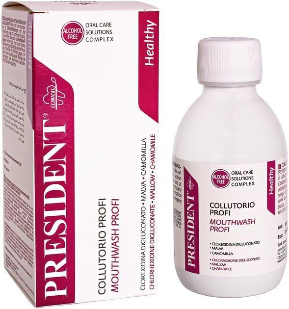 Ополіскувач для порожнини рота President Clinical Profi, 200 мл