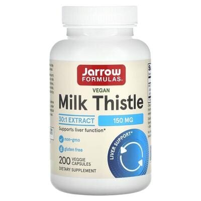 Розторопша Jarrow Formulas Milk Thistle 150 мг, 200 вегетаріанських капсул