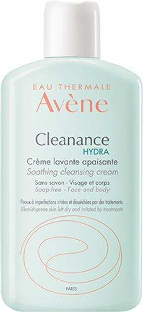 Крем для вмивання Avene Cleanance Hydra очищаючий заспокійливий для проблемної шкіри, 200 мл