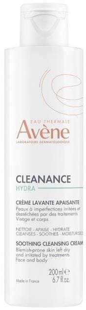 Крем для вмивання Avene Cleanance Hydra очищаючий заспокійливий для проблемної шкіри, 200 мл