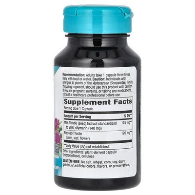 Розторопша плямиста Nature's Way Milk Thistle, 60 веганських капсул
