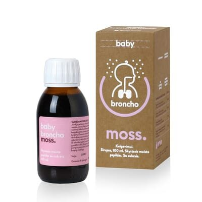 Бронхомосс (BronchoMoss Baby) сироп від кашлю для дітей по 100 мл у флак.