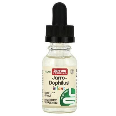 Пробіотики (дофілус) Jarrow Formulas Jarro-Dophilus для немовлят, рідкі краплі, 15 мл