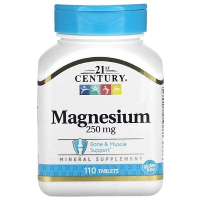 Магній 21st Century Magnesium 250 мг, 110 таблеток