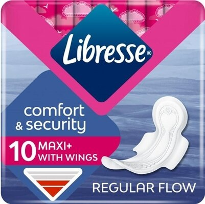 Прокладки гігієнічні Libresse Maxi+, 10 шт