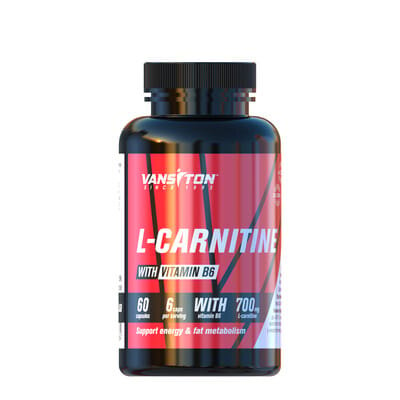 Жироспалювач Vansiton L-Carnitine (карнітин), 60 капсул