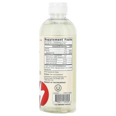 Масло органічне Jarrow Formulas MCT Oil, 591 мл