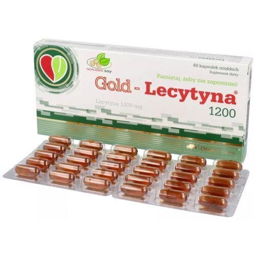 Лецитин Olimp Gold Lecytyn 1200 мг, 60 капсул