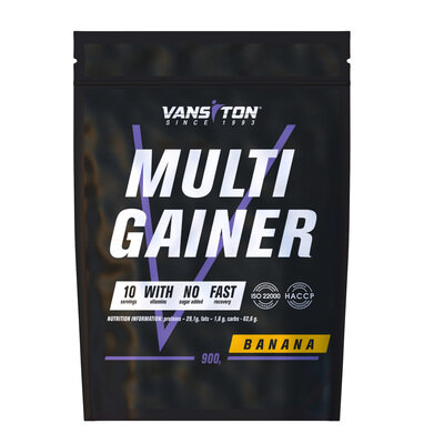 Гейнер Vansiton Multigainer, банан, 900 г