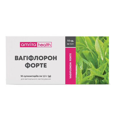 Фітосвічки Вагіфлорон Форте Amrita для жінок супозиторії №10