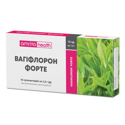 Фітосвічки Вагіфлорон Форте Amrita для жінок супозиторії №10