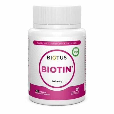 Біотин Biotus Biotin таблетки по 300 мкг №100