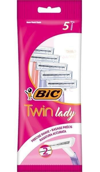 Набір бритв без змінних картриджів Bic Twin Lady, 5 шт