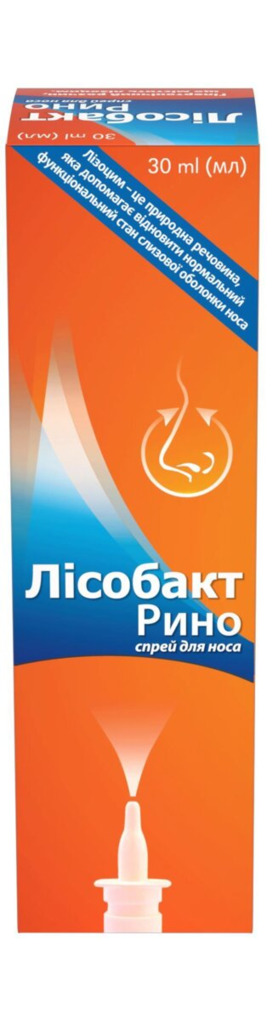 Лісобакт Рино спрей наз., р-н по 30 мл у флак. з насос.-розпил. та аплік.