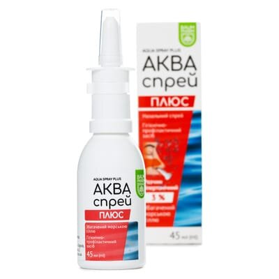 Аква Спрей Плюс Baum Pharm спрей наз. 3 % по 45 мл у флак.