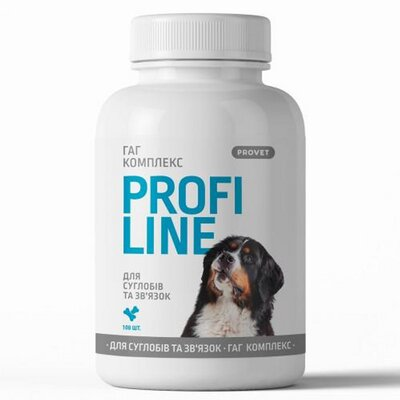 ГАГ Комплекс ProVET Profiline для суглобів та зв'язок для собак, 100 таблеток