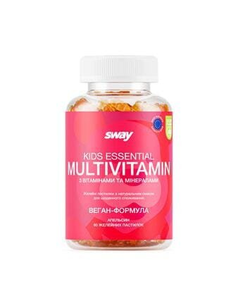 Мультивітаміни дитячі Baum Pharm Sway Multivitamin kids essential желатинові пастилки №60