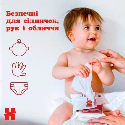 Серветки вологі Huggies Simply Clean дитячі, 72 шт