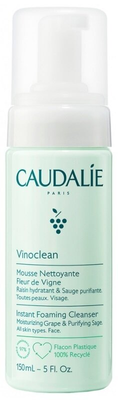 Піна-мус Caudalie Vinoclean Fleur de Vigne для вмивання, 150 мл
