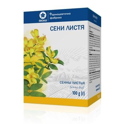 Сени листя по 100 г у пач. з внут. пак.