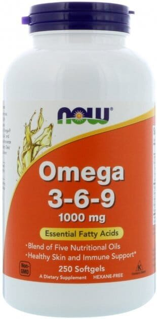 Омега-3-6-9 NOW 1000 мг капсули м'які №250