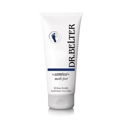 Бальзам Dr.Belter Samtea medi-feet Citrus Fresh тонізуючий та глибоко зволожуючий для шкіри ніг усіх типів, 100мл