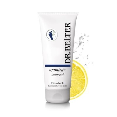 Бальзам Dr.Belter Samtea medi-feet Citrus Fresh тонізуючий та глибоко зволожуючий для шкіри ніг усіх типів, 100мл