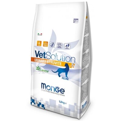 Корм сухий Monge Сat VetSolution Urinary Struvite feline для котів усіх порід з порушеннями сечовивідної системи, 400 г