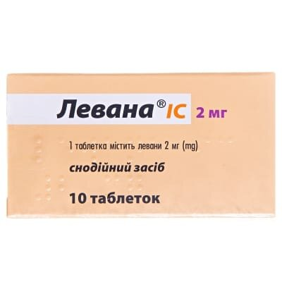 Левана IC таблетки по 2 мг №10