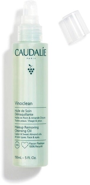 Олія для зняття макіяжу з обличчя та очей Caudalie Vinoclean, 150 мл