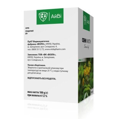 Сени листя по 100 г у пач. ТМ АйВі