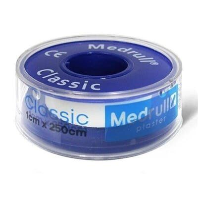 Пластир медичний Medrull Classic на тканинній основі, котушка, 1 см х 250 см