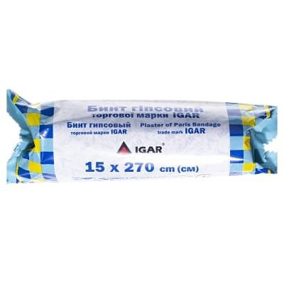 Бинт гіпсовий IGAR 15 х 270 см