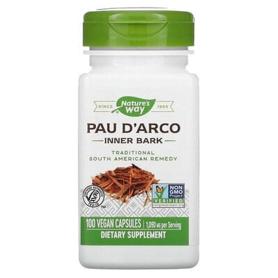 Мурашиного дерева кора Nature's Way Pau d'Arco, 100 капсул