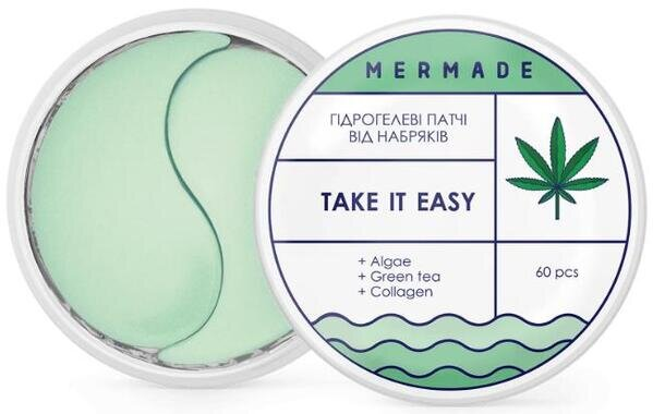 Патчі під очі Mermade Take It Easy гідрогелеві тонізуючі, 60 шт