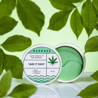 Патчі під очі Mermade Take It Easy гідрогелеві тонізуючі, 60 шт