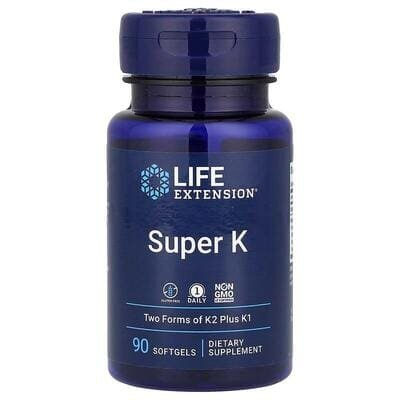 Супер К Life Extension Super K, 90 м'яких желатинових капсул