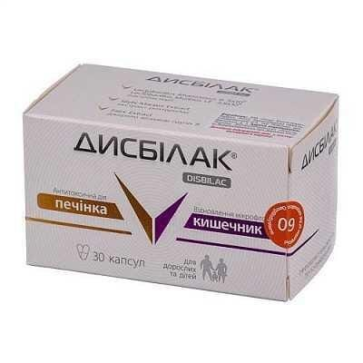 Дісбілак капсули по 180 мг №30 у бан. полім.