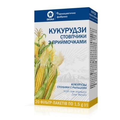 Кукурудзи стовпчики з приймочками по 1.5 г №20 у філ.-пак.
