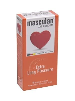 Презервативи Masculan Extra Long Pleasure, 10 штук