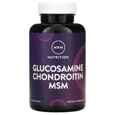 Глюкозамін та хондроїтин з МСМ MRM Nutrition Glucosamin Chondroitin MSM капсули №90