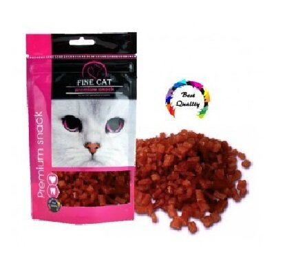 Ласощі натуральні Fine Cat для котів з м'ясом качки, 80 г