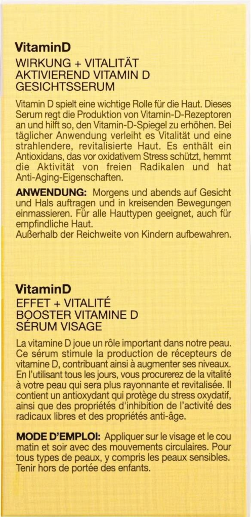 Сироватка для обличчя Babaria Vitamin D, 30 мл